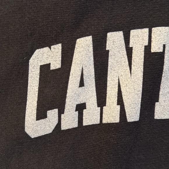 Champion Reverse Weave Canterbury Hoodie Pullover Men’s Medium Navy/White Cotton - Picture 3 of 8